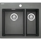 Zlewozmywaki - Deante Zlewozmywak Eridan ZQE T503 Antracyt - miniaturka - grafika 1