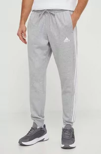 adidas spodnie dresowe kolor szary melanżowe - Spodnie męskie - miniaturka - grafika 1