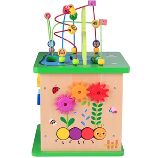 TOOKY TOY Kostka Edukacyjna Sorter Labirynt Przeplatanka Zwierzątka - Sortery dla dzieci - miniaturka - grafika 6