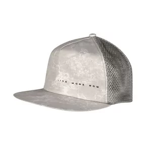 Czapki i chusty sportowe męskie - Czapka z daszkiem składana Buff Pack Trucker Cap Zayn Lmn Grey - grafika 1