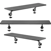 Akcesoria do monitorów - Mozos MOZOS CLAMP DUAL RISER podstawka półka pod dwa monitory - miniaturka - grafika 1