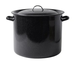 Emalia Polska Pleszew Garnek emaliowany Polska Pleszew gładki z pokrywką 40 cm 40 l Oficjalny sklep - Garnki - miniaturka - grafika 1