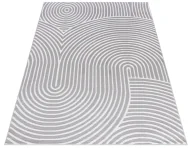 Dywany - Szaro - biały prostokątny dywan nowoczesny R8-S54 - miniaturka - grafika 1