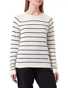 SelectedFemme Sweter damski SLFELIN LS Knit O-Neck B NOOS, beżowy, XS - Swetry damskie - miniaturka - grafika 1