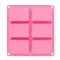 Mydła - Foremka silikonowa do odlewu mydło Prostokąty - miniaturka - grafika 1