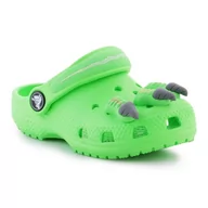 Buty dla dziewczynek - Klapki Crocs Classic I Am Dinosaur Clog 209700-3WA zielone - miniaturka - grafika 1