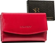 Portfele - Rovicky Elegancki portfel damski ze skóry naturalnej - Rovicky NoSize - miniaturka - grafika 1