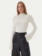 Swetry damskie - Kontatto Golf 3M0816C Écru Regular Fit - miniaturka - grafika 1