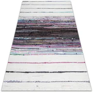 Dywany - Modny winylowy dywan Kolorowe paski 120x180 cm - miniaturka - grafika 1
