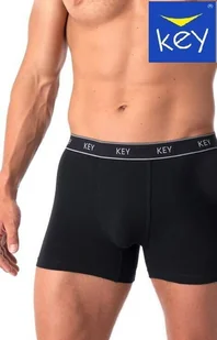 SZORTY KEY MXM-222 B25 CZ (kolor czarny, rozmiar L) - Majtki męskie - miniaturka - grafika 1