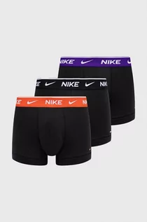 Majtki męskie - Nike bokserki (3-pack) męskie kolor czarny - grafika 1