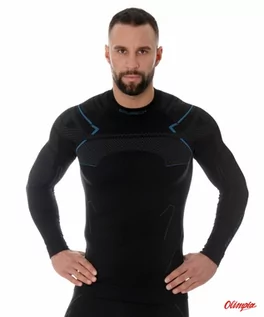 Bluzy sportowe męskie - Bluza termoaktywna Brubeck LS13040A męska thermo - grafika 1