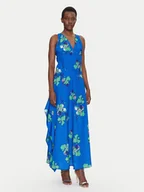 Sukienki - Morgan Sukienka wieczorowa 251-RENZO.F Niebieski Regular Fit - miniaturka - grafika 1