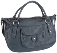 Torebki damskie - PIECES Torba damska JOA Shop Bag z uszami, 35 x 24 x 12 cm, niebieski - Niebieski Stone Blue C 674003-35x24x12 cm (B x H x T) - miniaturka - grafika 1