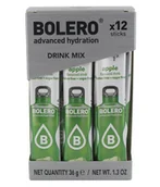 Śmietanki i dodatki do kawy - BOLERO Bolero Napój koncentrat 1 kcal Jabłko 6g x 12 saszetek - miniaturka - grafika 1