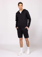 Bluzy męskie - HEAVY TOOLS MĘSKA BLUZA ROZPINANA Z KAPTUREM SAMMER BLACK CZARNA ROZMIAR M - miniaturka - grafika 1