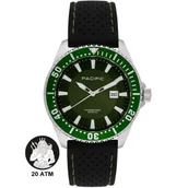 Zegarki męskie - Pacific Poseidon SMPA-2001-07 zielony męski zegarek wodoodporny 200M - miniaturka - grafika 1