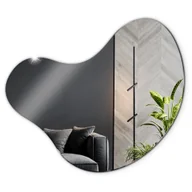Lustra - Bezramowe Lustro Inspirowane Naturą - Organiczny Kształt - Industrialna Forma 68x67 cm - miniaturka - grafika 1