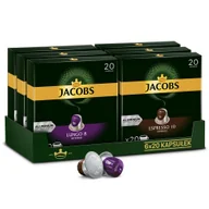 Kawa w kapsułkach i saszetkach - Kapsułki do Nespresso Jacobs Espresso 10, Lungo 8 120 szt. - miniaturka - grafika 1
