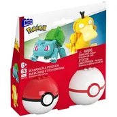 Figurki dla dzieci - Mega Pokemon Pokeball Bulbasaur i Psyduck HXP14 - miniaturka - grafika 1