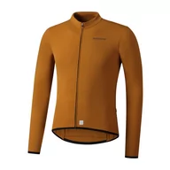 Bluzy na rower - Męska Bluza Rowerowa Shimano Vertex Thermal Long Sleeve Jersey | Bronze - Rozmiar M - miniaturka - grafika 1