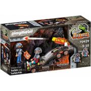 Figurki dla dzieci - Playmobil Dino Rise 70929 Dino Mine Wózek z rakietą, od 5 lat 70929 - miniaturka - grafika 1
