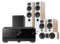 Kino domowe - Yamaha RX-A6A (czarny) + Diva 5 (dąb) +Diva 3 (dąb) + Diva 7 (dąb) + Basso 880 (czarny) - miniaturka - grafika 1