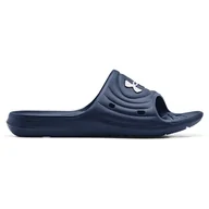 Klapki i japonki męskie - Męskie Klapki UNDER ARMOUR UA M LOCKER IV SL 3023758-401 – Granatowy - miniaturka - grafika 1