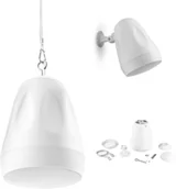 Głośniki i kolumny - Power Dynamics Głośnik wiszący 100V 6,5 biały PDS65W one size - miniaturka - grafika 1