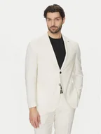 Garnitury - Michael Kors Marynarka MK0SB01067 Écru Regular Fit - miniaturka - grafika 1