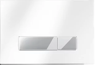 Jomo Trend Przycisk WC PCV biały/chrom mat 167-32000130-00 - Przyciski spłukujące - miniaturka - grafika 1