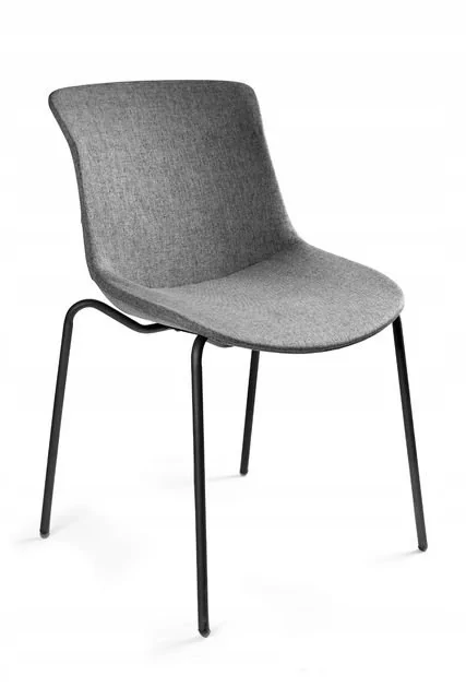UniqueMeble Krzesło do jadalni, salonu, easy ar, jasne szare
