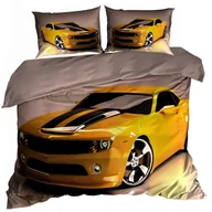Pościel - Pościel 3D Bawełna Satyna 200X220Cm Camaro - miniaturka - grafika 1