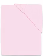 Rożki i beciki - Jasnoróżowe Prześcieradło na gumkę - materac 60x120cm - miniaturka - grafika 1