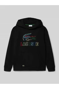 Bluza z kapturem o kroju regular fit z mieszanki bawełny model CORE - Lacoste - Bluzy damskie - miniaturka - grafika 1