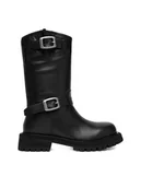 Botki damskie - G-Star Raw Botki EO-ERVA-LT2520-101 Czarny - miniaturka - grafika 1