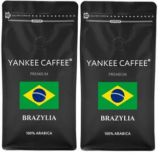 Kawa ziarnista 2kg 100% Arabica świeżo palona z palarni Brazylia (2x1kg) - Kawa - miniaturka - grafika 1