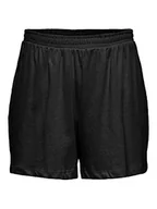 Spodenki damskie - ONLY Women's ONLMAY HIGH Waist Box JRS, szorty damskie, czarne, M, czarny, M - miniaturka - grafika 1