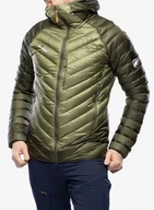 Kurtki narciarskie - Kurtka puchowa Mammut Broad Peak IN Hooded Jacket - marsh/dark marsh - miniaturka - grafika 1