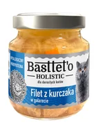 Mokra karma dla kotów - Basttet'o Holistic filet z kurczaka w galerecie dla kotów 130g - miniaturka - grafika 1
