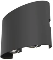 Lampy ogrodowe - Ogrodowa lampa naścienna Strato O417WL-L4GR3K LED 4W szara - miniaturka - grafika 1