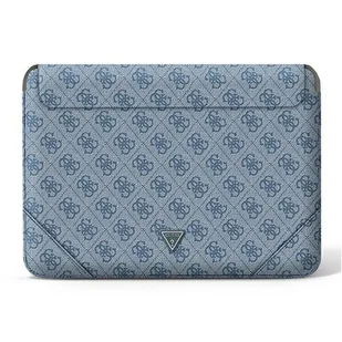 Guess Sleeve GUCS14P4TB 13/14" niebieski /blue 4G Uptown Triangle logo GUE001833-0 - Torby na laptopy - miniaturka - grafika 1