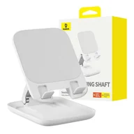 Selfie stick - Składany stojak na tablet Baseus Seashell (biały) - miniaturka - grafika 1