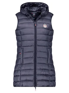 Geographical Norway Kamizelka pikowana "Vatikabadge" w kolorze granatowym - Kamizelki damskie - miniaturka - grafika 1
