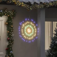 Ozdoby bożonarodzeniowe - Ozdoby świąteczne ze 140 lampkami LED, 2 szt., kolorowe, 17 cm  Lumarko! - miniaturka - grafika 1