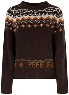 Pepe Jeans Elda sweter damski, Szary (Szlak), L - Swetry damskie - miniaturka - grafika 1
