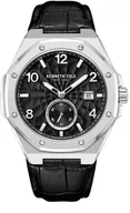 Zegarki męskie - Zegarek męski KENNETH COLE KCWGX0059001 czarny klasyczny - miniaturka - grafika 1