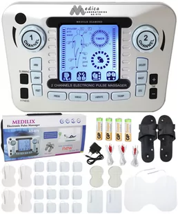 Elektrostymulator mięśni TENS EMS Medica Laboratories AS-979 - Akcesoria do rehabilitacji - miniaturka - grafika 1