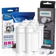 Akcesoria i części do ekspresów do kawy - Zestaw Siemens, Filtr Aqualogis AL-Inte 6szt, Siemens Tabletki TZ80001, Decalc 6szt - miniaturka - grafika 1