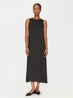 Sukienki - Marella Sukienka letnia Jumcos 2515221111 Czarny Regular Fit - miniaturka - grafika 1
